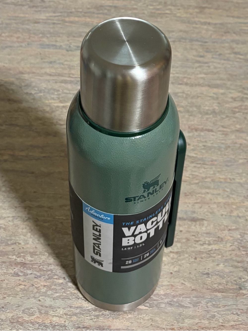 Stanley The Stainless Steel Vacuum Green Bottle Size 1.3L
